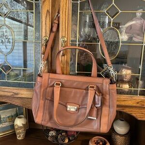Brown Leather Tote Bag